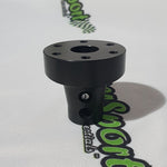 Steering Wheel Hub - Angled 8 Degrees - Black