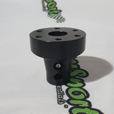 Steering Wheel Hub - Angled 8 Degrees - Black