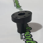 Steering Wheel Hub - Angled 8 Degrees - Black