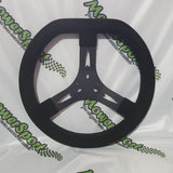 Suede Flat Top Steering Wheel - 320mm