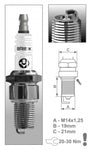 Brisk L10SL Silver Racing Spark Plug